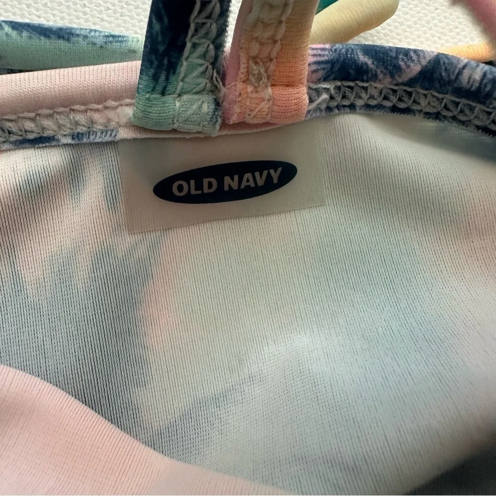 Old Navy Toddler Girl Palm Print One Piece Swimsuit Size 3T